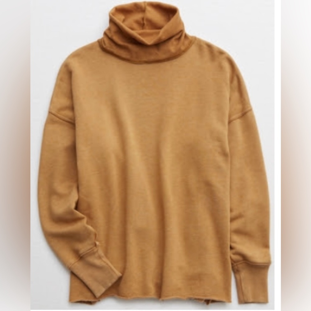 Aerie Fleece Turtleneck Sweater & Jogger Set